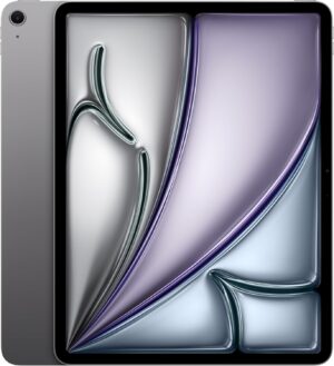 Apple iPad Air 13-inch with M3 chip Built for Apple Intelligence, Liquid Retina Display, 256GB, 12MP Front/Back Camera, Wi-Fi 6E, Touch ID, All-Day Battery Life — Space Gray
