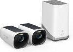 Limited-Time Sale for Summer Surprises AED 99د.إ：eufy Security eufyCam 3 2-Cam Kit, Security Camera Outdoor Wireless, 4K Camera with Integrated Solar Panel, Forever Power, Face...