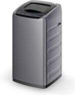 Summer Final Clearance Just AED 99د.إ：Comfee Portable Washing Machine, 0.9 cu.ft Compact Washer With LED Display, 5 Wash Cycles, 2 Built-in Rollers, Space Saving Full-Automatic...