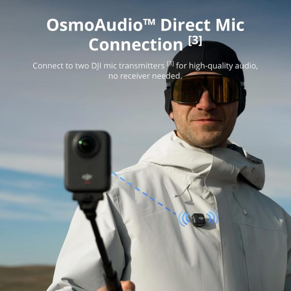 Summer Final Clearance Just AED 99د.إ:DJI Osmo 360 Adventure Combo, 360 Camera with 1-Inch 360° Imaging, Extended Battery Life with 3 Batteries, Native 8K 360° Video, 4K/120fps...