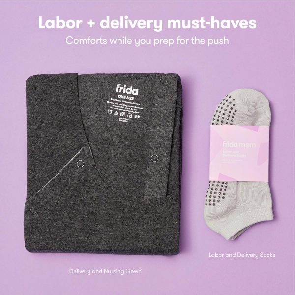 Summer Final Clearance Just AED 99د.إ:Frida Mom Hospital Kit - Labor,Delivery &Postpartum Recovery 30pc Pre-Packed Hospital & Diaper Bag Essentials Gift Set, Includes Labor,...