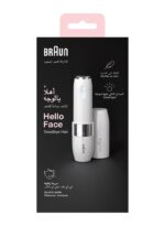 Braun Face Mini Hair Remover FS1000, Electric Facial Hair Removal for Women, for On-the-Go White - FS1000