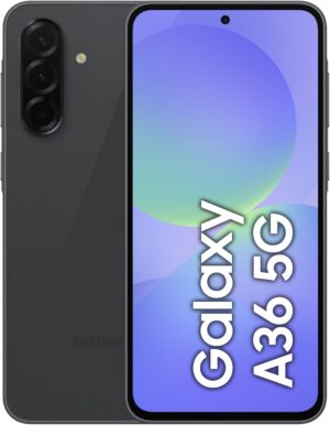 Samsung Galaxy A36 5G, Android Smartphone, 256GB Storage, 8GB RAM, Awesome Black, 6x OS Upgrades, Large Display, Octa-Core Processor