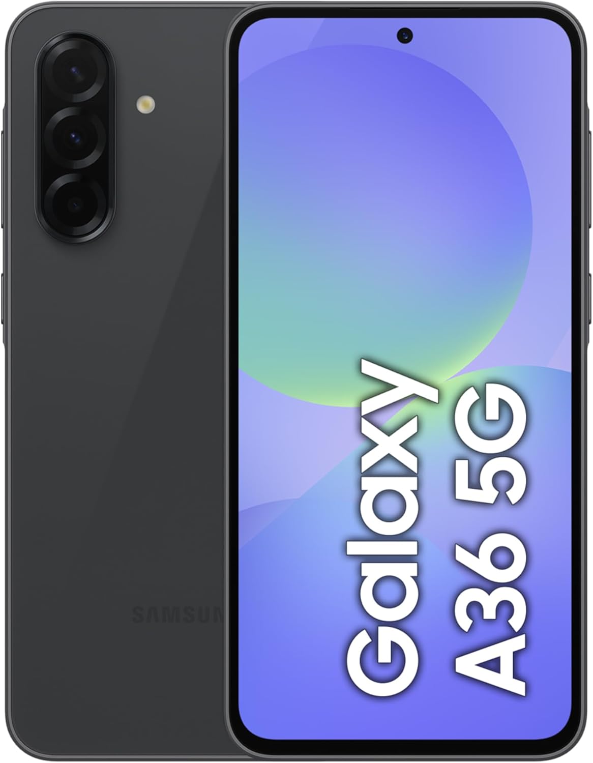 Samsung Galaxy A36 5G, Android Smartphone, 256GB Storage, 8GB RAM, Awesome Black, 6x OS Upgrades, Large Display, Octa-Core Processor